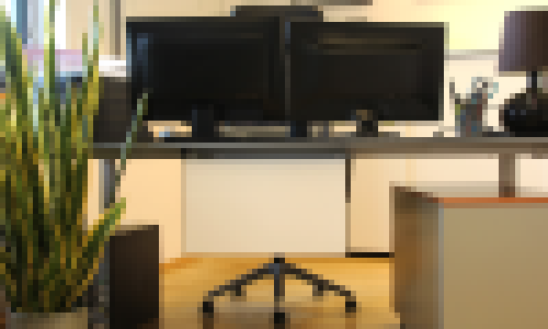 Bureauverwarmer S zwart